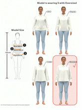 LUNE Half Button Drop Shoulder Tee